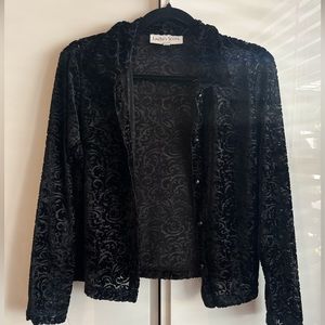 Vintage velvet button up